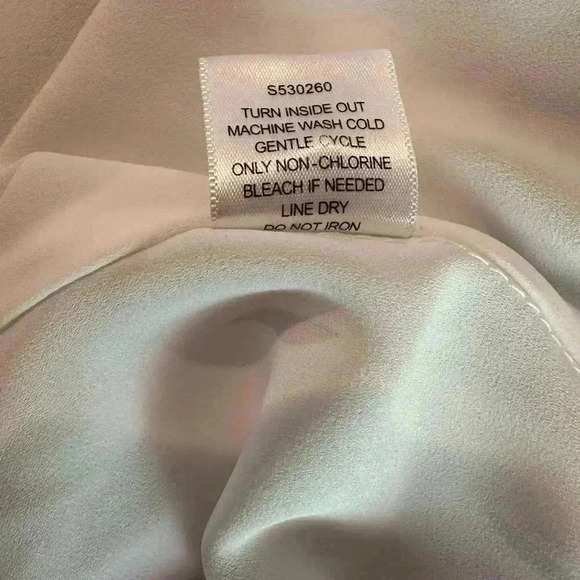 Brixon Ivy White Tank with Silver Print with Open Back in Size Small - Picture 7 of 7